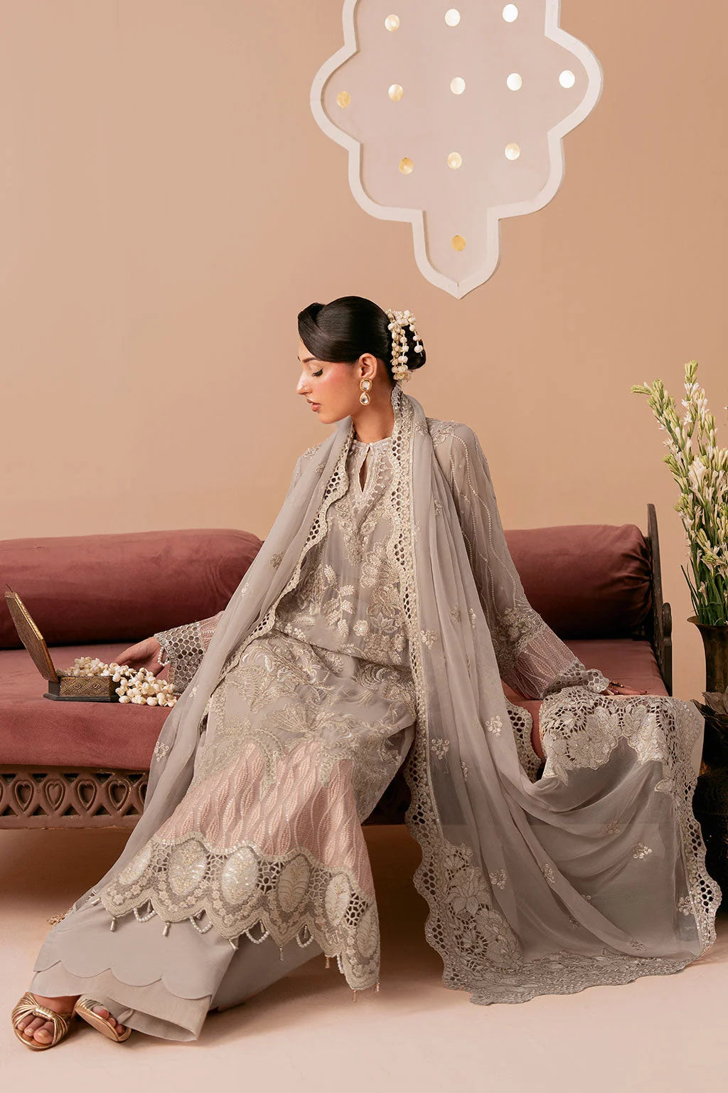 Ramsha Dastak Chiffon Collection 2026 | Q-304
