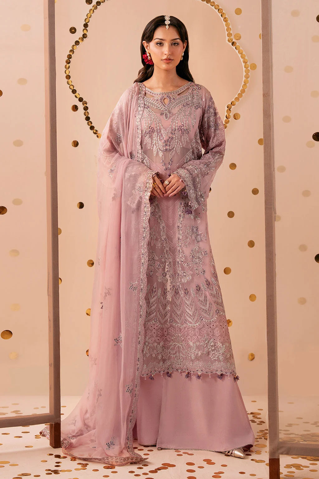 Ramsha Dastak Chiffon Collection 2026 | Q-305
