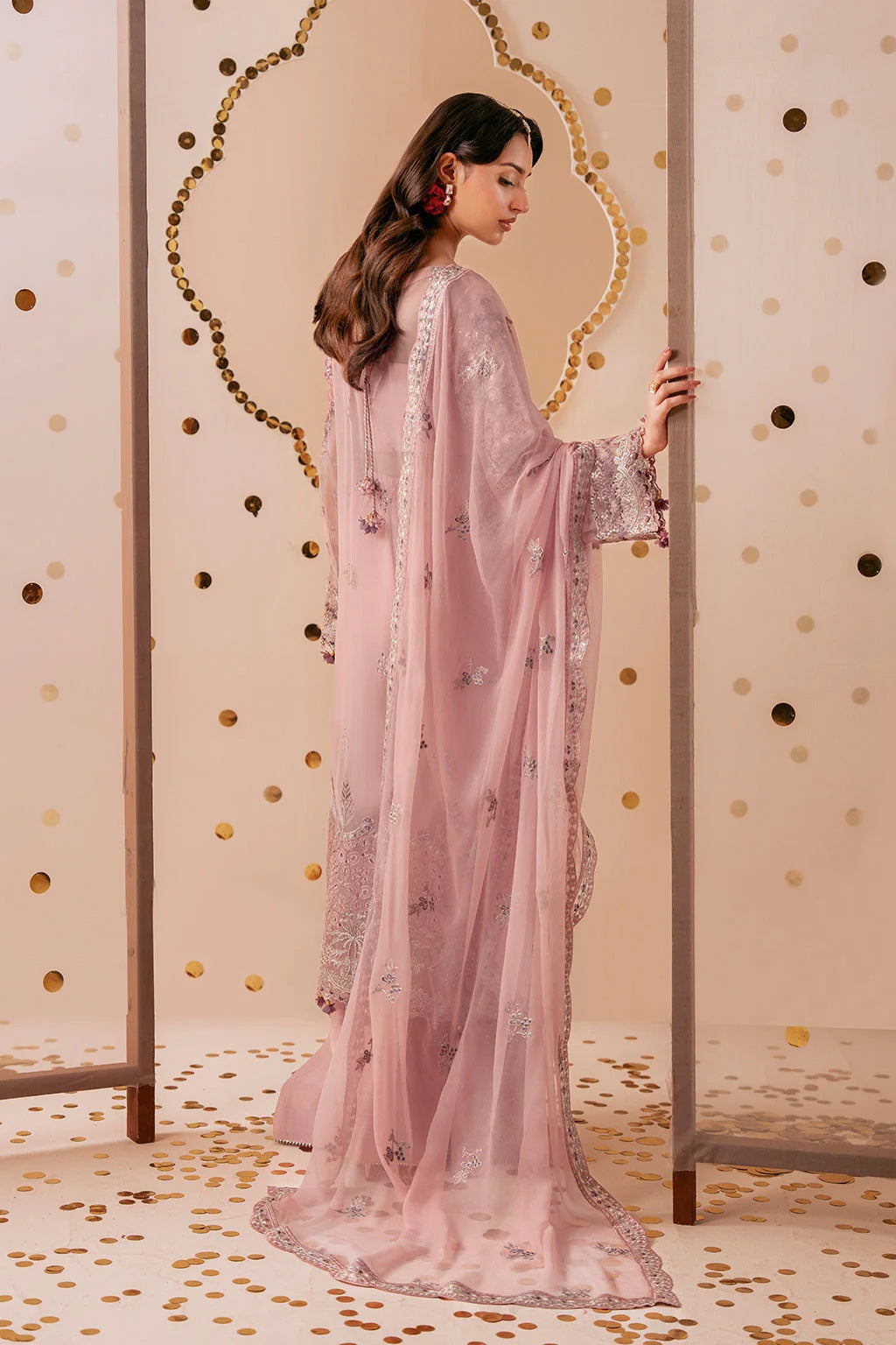 Ramsha Dastak Chiffon Collection 2026 | Q-305