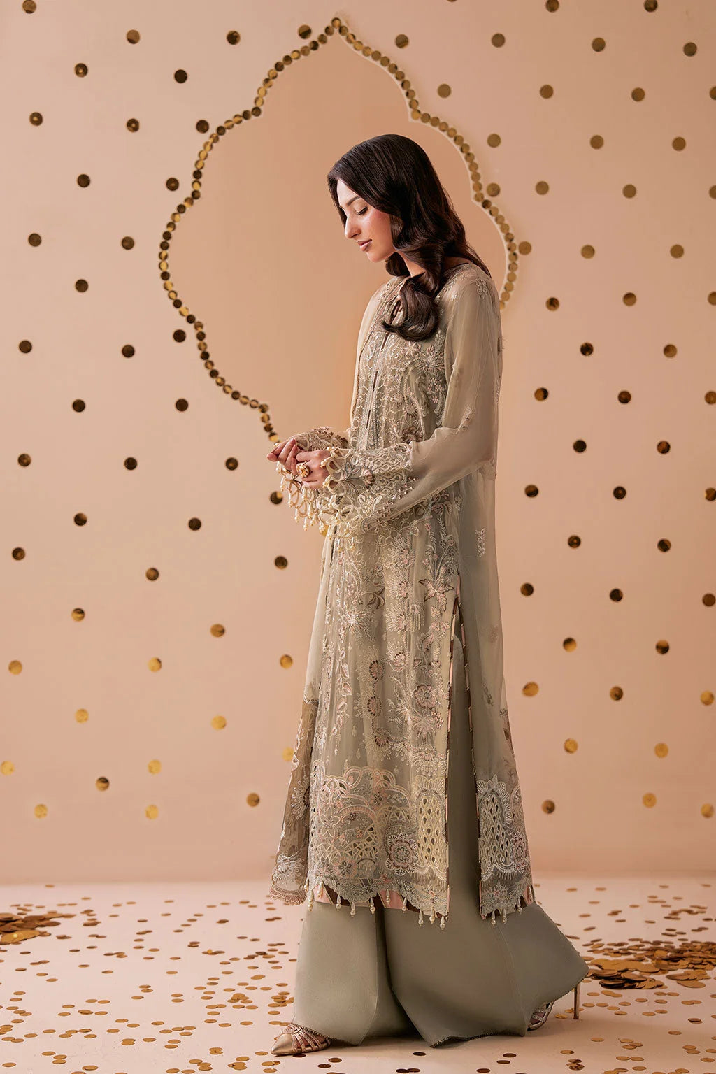 Ramsha Dastak Chiffon Collection 2026 | Q-307
