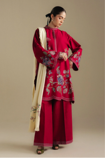 Coco By Zarashahjahan Winter 2025 | ZW25-03B | BERRY