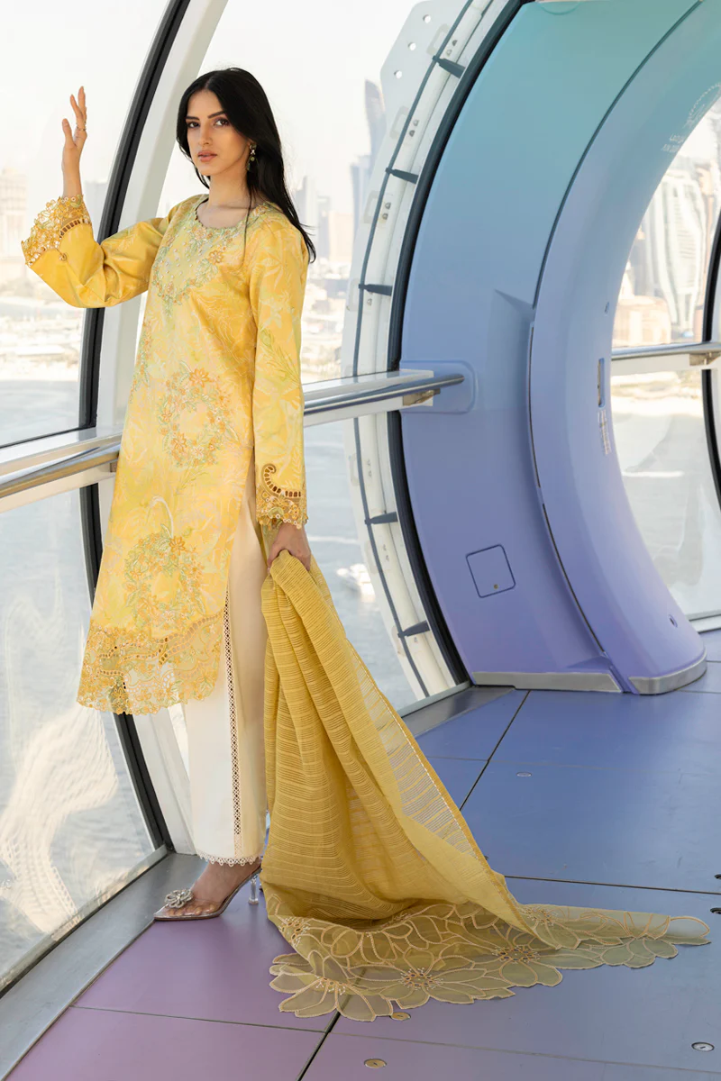 Rang Rasiya Carnation Embroidered Lawn 2025 | LIANA