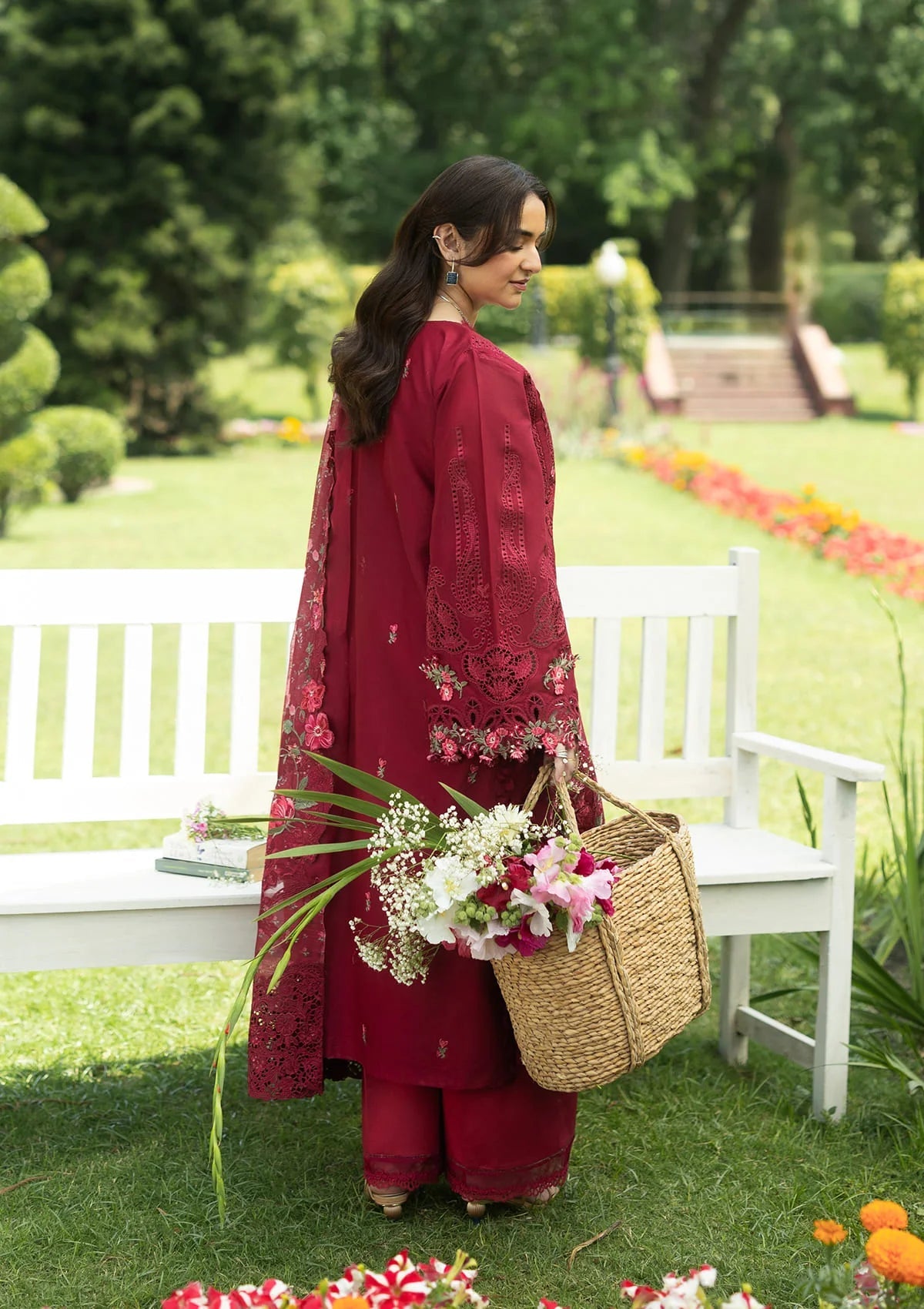 Elaf Premium Luxury Lawn 2026 Vol-02 | ELQ-4A | FALLING PETALS
