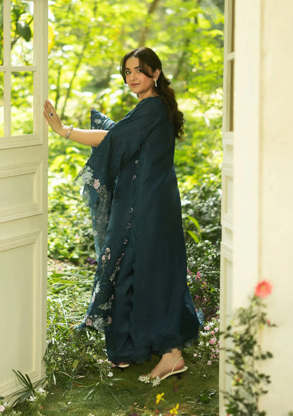 Elaf Premium Luxury Lawn 2026 Vol-02 | ELQ-3B | EMERALD FERN