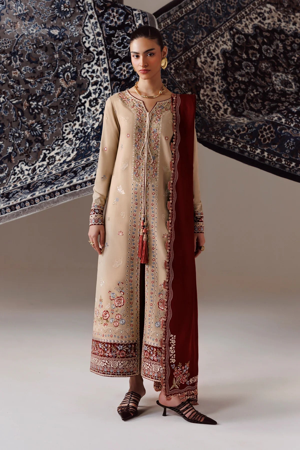 Qline Linen'26 by Qalamkar | QLW-16 HAMNA