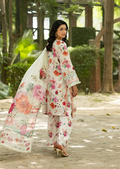 Signature Embroidered lawn With Chiffon Collection Vol-II '26 By Elaf | ESG-4A CLAIRE