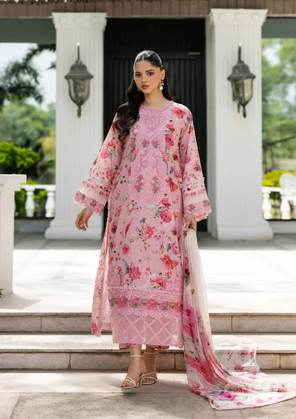 Signature Embroidered lawn With Chiffon Collection Vol-II '26 By Elaf | ESG-4B MIRA