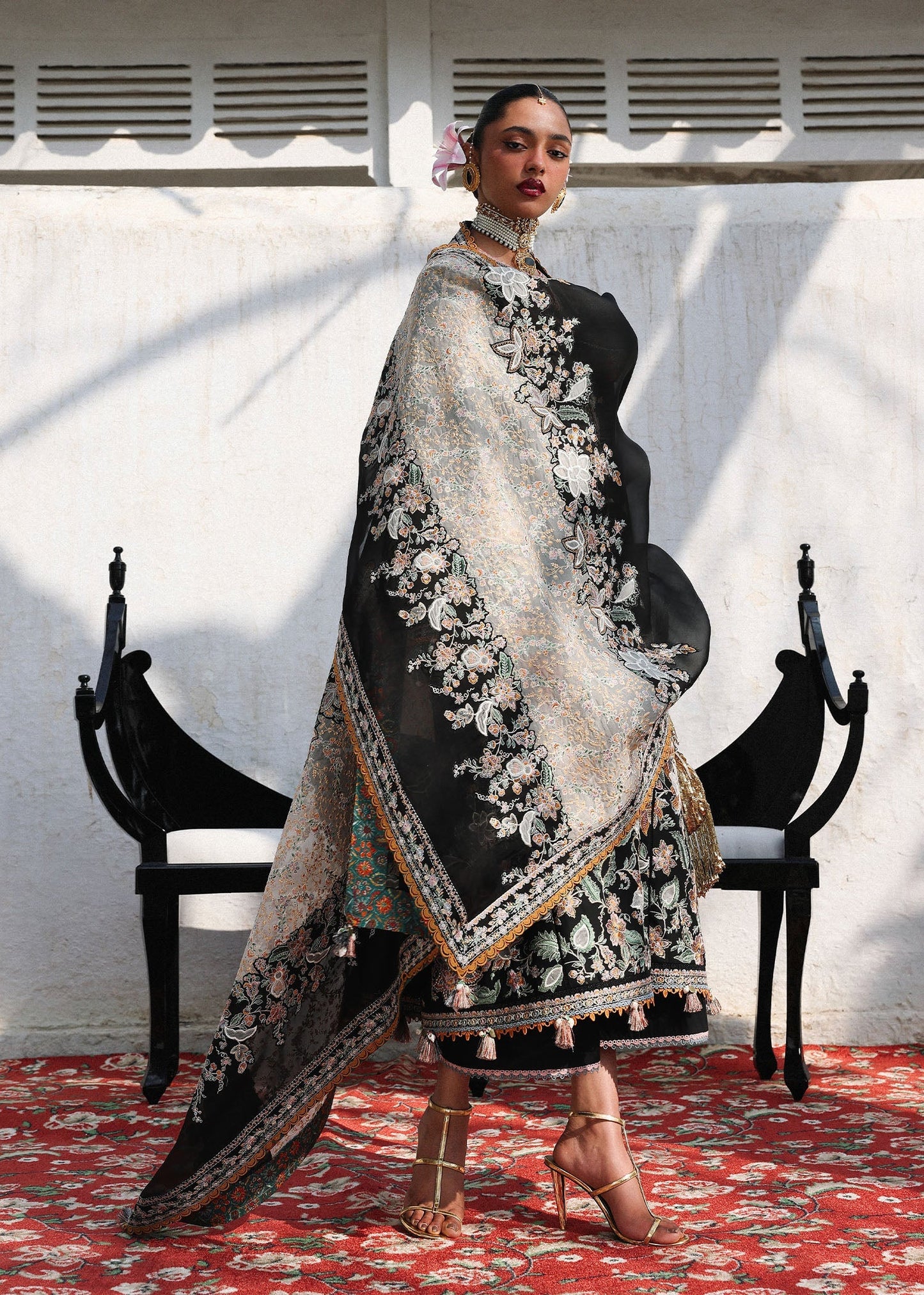 Hussain Rehar Luxury Lawn 2026 | KALABAGH | SABLE