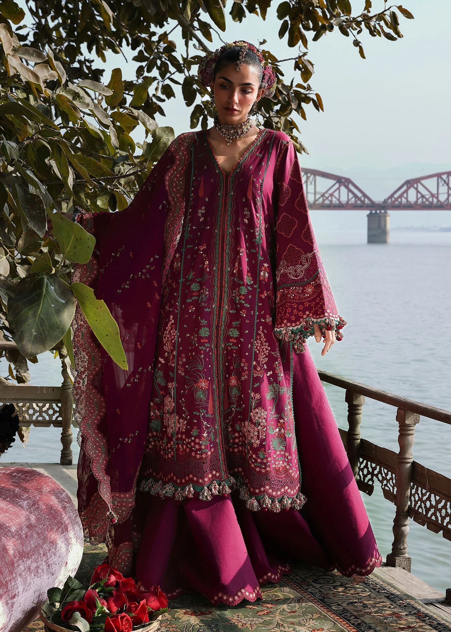Hussain Rehar Luxury Lawn 2026 | KALABAGH | SABLE