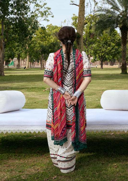 Aangan - Prints Chiffon'26 By Kahf | KPS-2B MEHRUBA