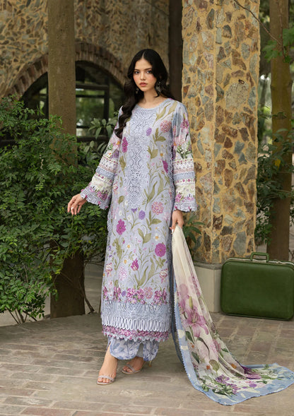 Signature Embroidered lawn With Chiffon Collection Vol-II '26 By Elaf | ESG-5A ARIANA