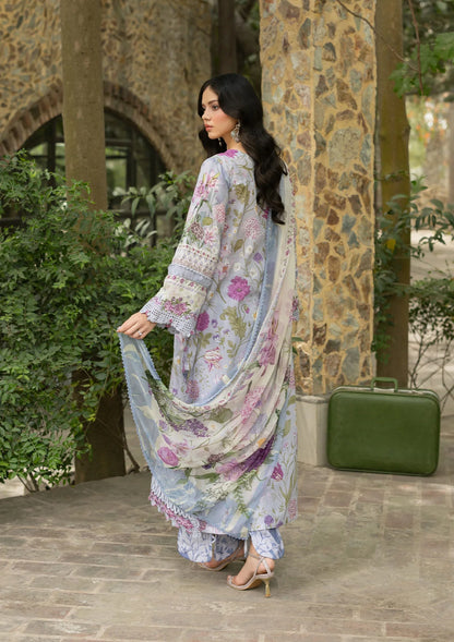 Signature Embroidered lawn With Chiffon Collection Vol-II '26 By Elaf | ESG-5A ARIANA