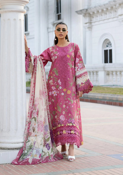 Signature Embroidered lawn With Chiffon Collection Vol-II '26 By Elaf | ESG-5B DELILAH