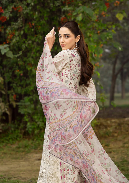 Elaf Chikankari Prints Lawn 2026  | ERC-5A | MEHR