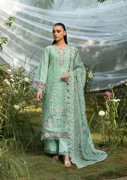 Elaf Premium Luxury Lawn 2026 Vol-02 | ELQ-3A | DAISY CHAIN