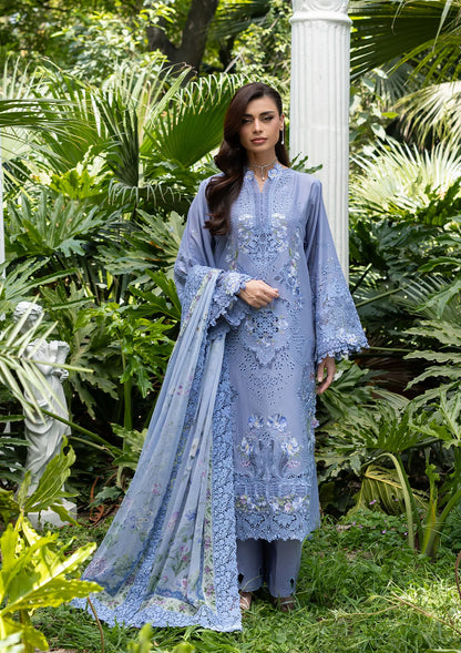 Elaf Premium Luxury Lawn 2026 Vol-02 | ELQ-2B | LAVENDER LUXE