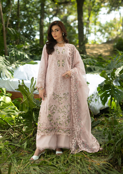 Elaf Premium Luxury Lawn 2026 Vol-02 | ELQ-1B | LOVE ESCAPE