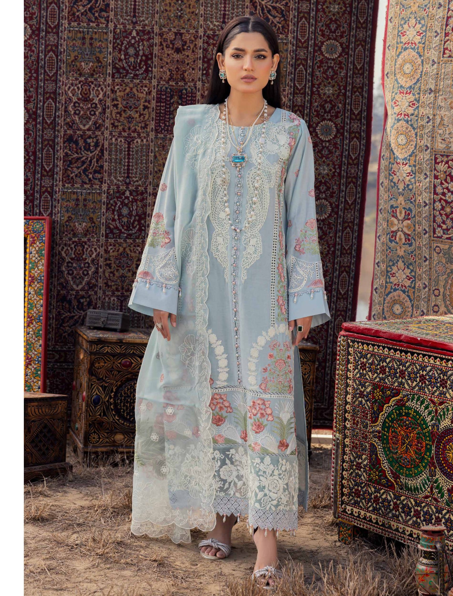 Adan's Libas Traditional Attire Unstitched Lawn 2025 - 10