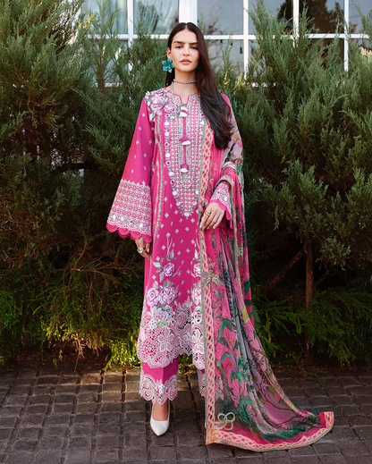 Mushq Amoi | Luxury Lawn 2026 | BLUSHING ROSE