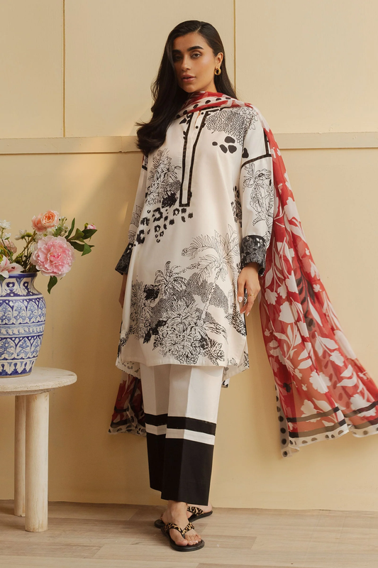 Coco Lawn Prints Vol-02 By Zara Shahjahan | D-08