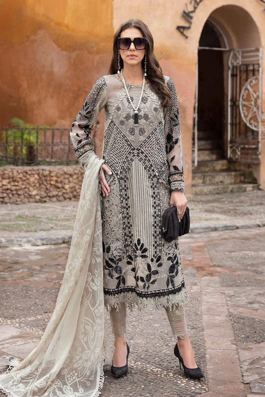 Maria B Luxury Lawn 2025 | D-2510-B