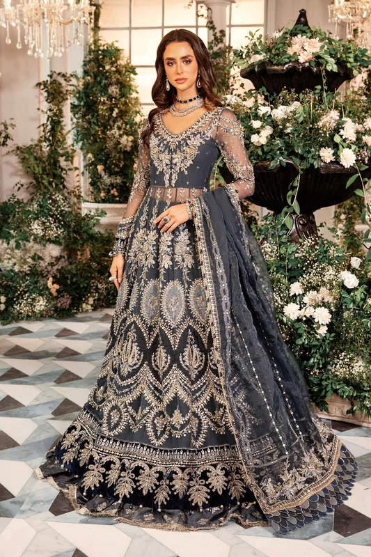 Maria B Embroidered Wedding Collection 2024 | BD-2901