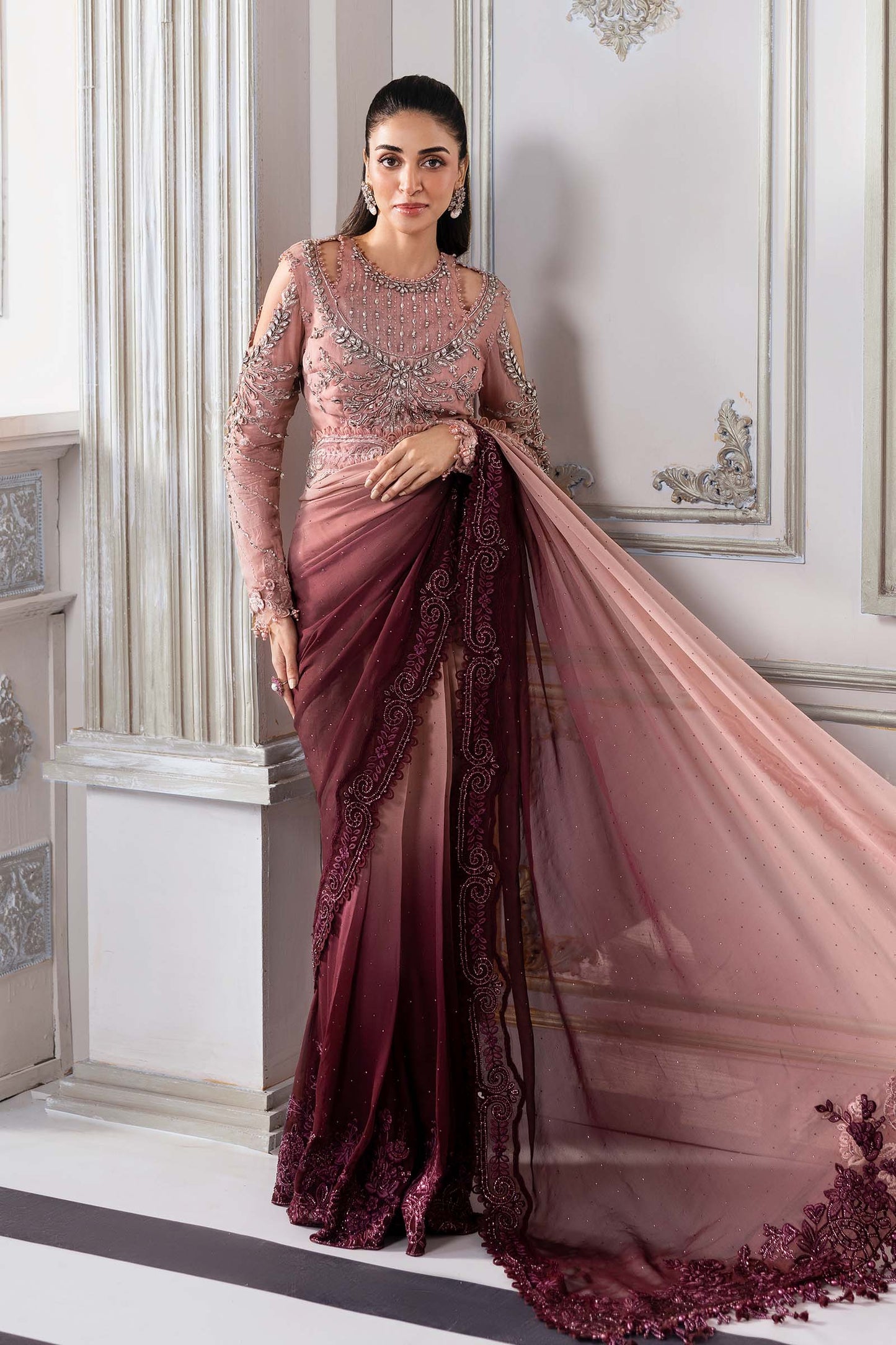 MARIA B Embroidered Collection 2025 | BD-3001