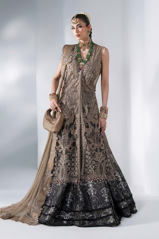 MARIA.B Unstitched Mbroidered Collection 2026 | BD-3102 ANTIQUE BRONZE