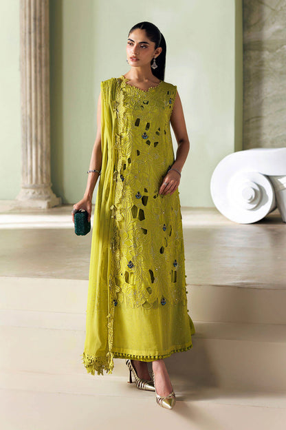 MARIA.B SOIREE Unstitched Formals Collection 2026 | SR-01-03-Lime Green