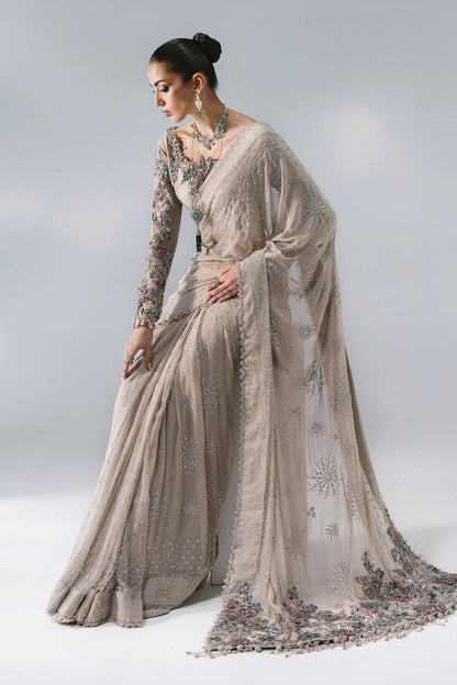 MARIA.B Unstitched Mbroidered Collection 2026 | BD-3103 MOON GREY