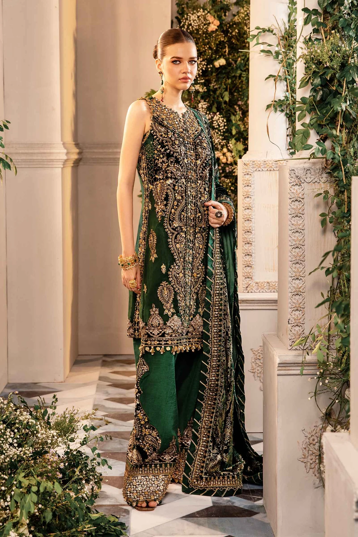 Maria B Embroidered Wedding Collection 2024 | BD-2904