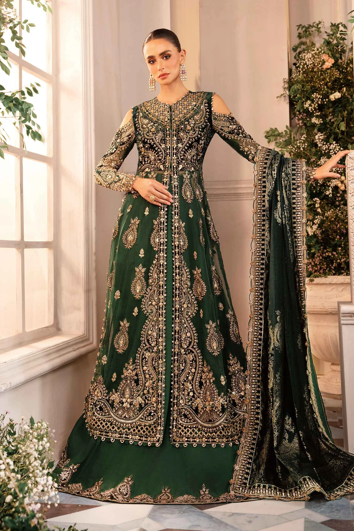 Maria B Embroidered Wedding Collection 2024 | BD-2904