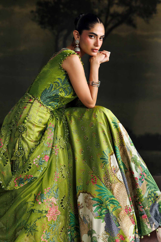 MARIA.B SOIREE Unstitched Formals Collection 2026 | SR-01-06-Peridot Green