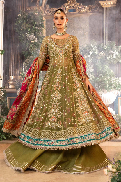 Maria B Embroidered Wedding Collection 2024 | BD-2906