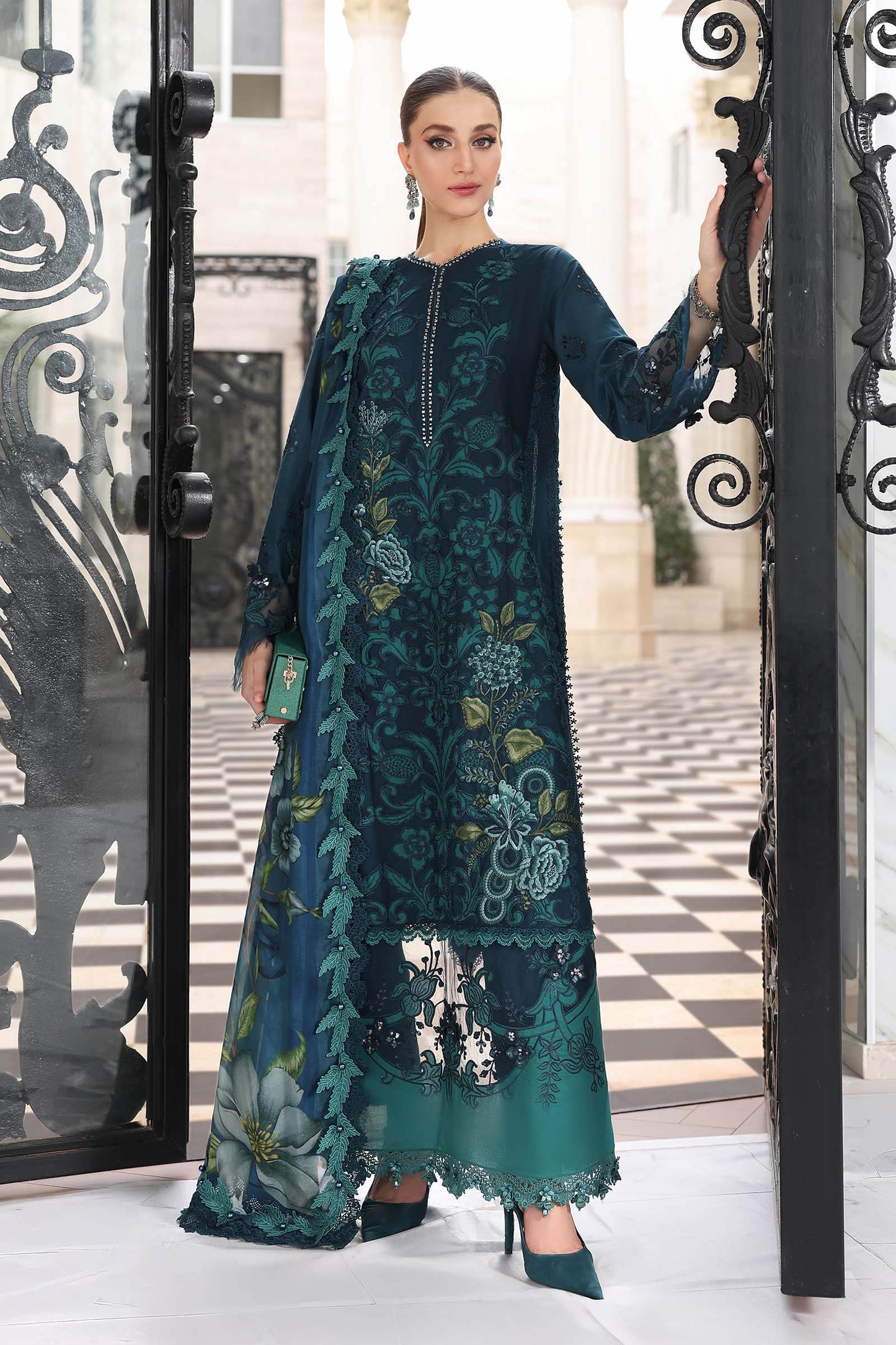 Maria B Eid Lawn 2026 | D-06