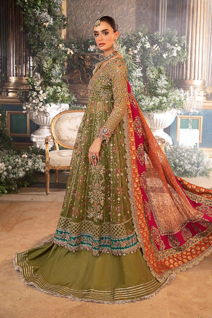 Maria B Embroidered Wedding Collection 2024 | BD-2906