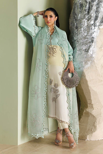 MARIA.B SOIREE Unstitched Formals Collection 2026 | SR-01-07-Crystal Mint