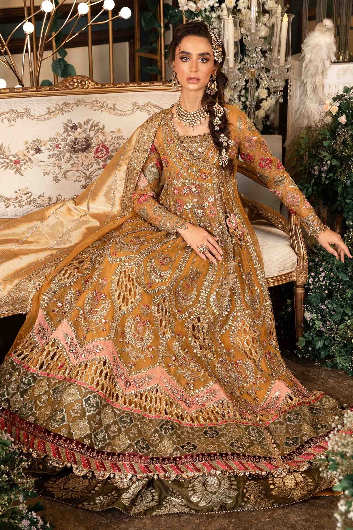 Maria B Embroidered Wedding Collection 2024 | BD-2907