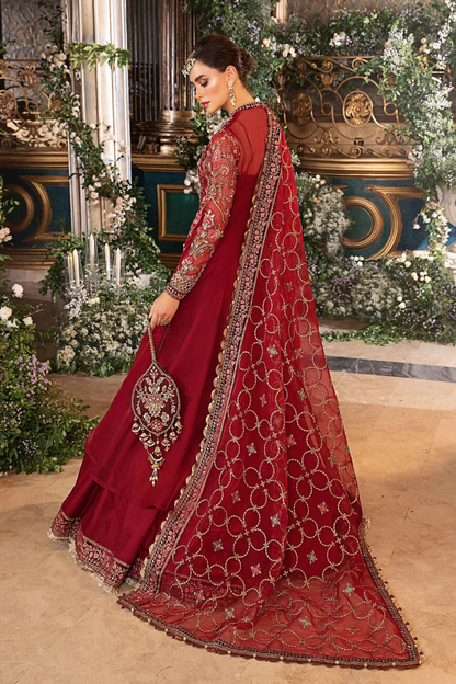 Maria B Embroidered Wedding Collection 2024 | BD-2908