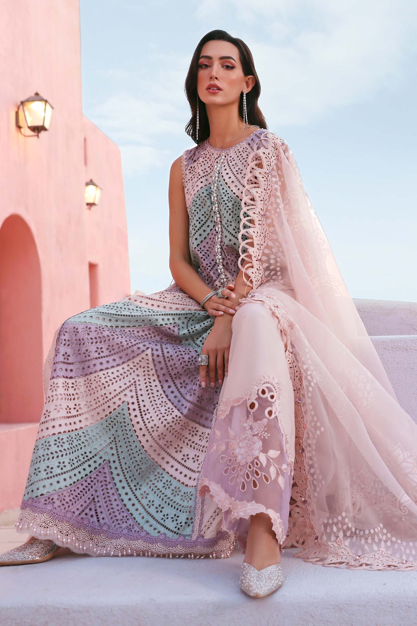 Maria B Luxury Lawn 2026 | D-2612-B