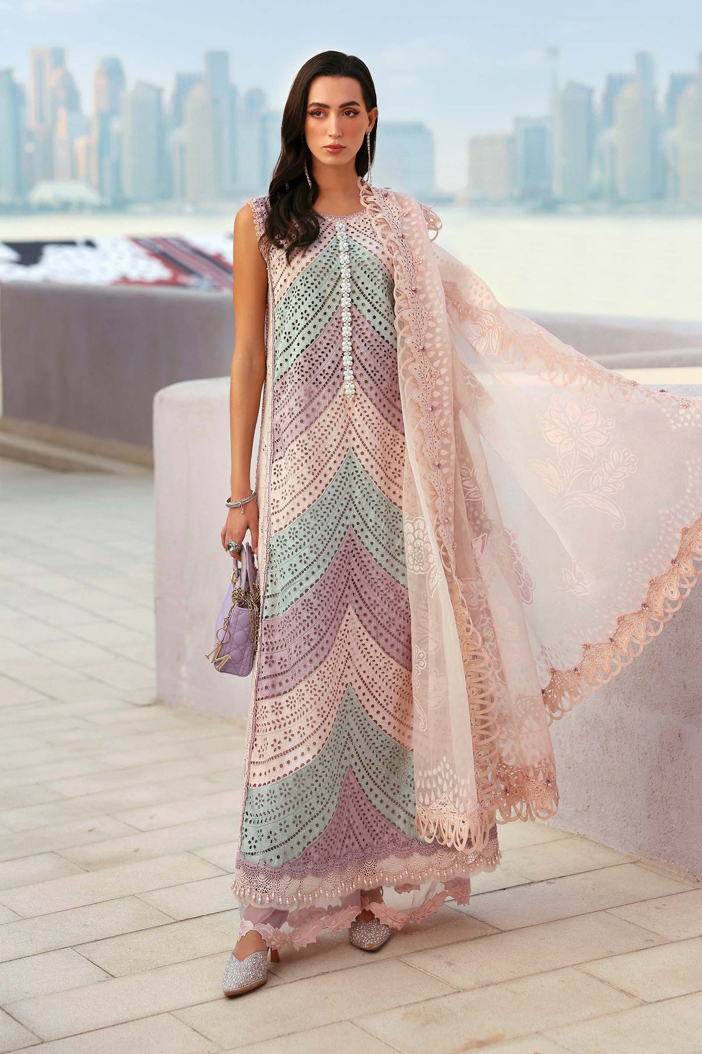 Maria B Luxury Lawn 2026 | D-2612-B