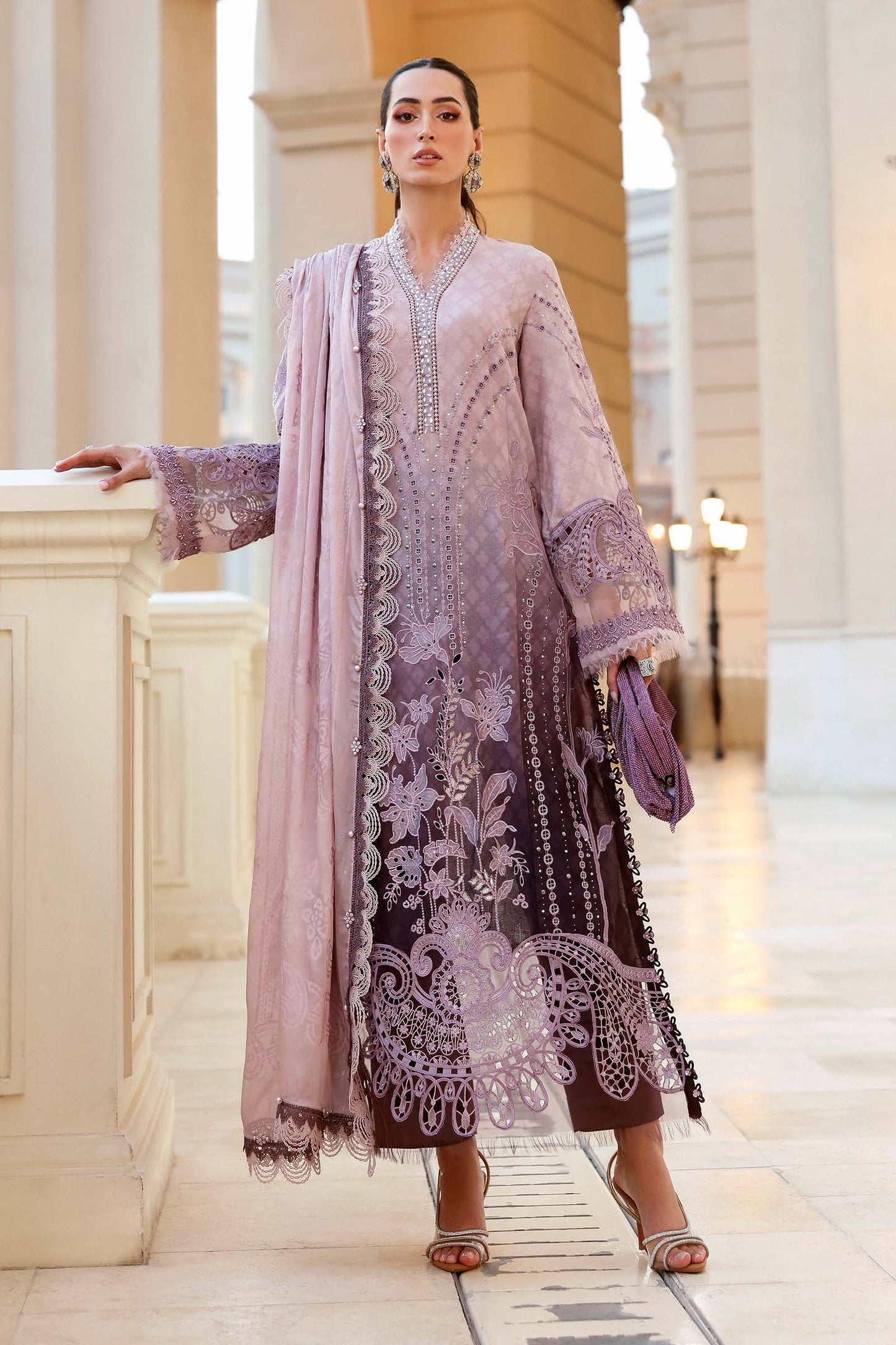 Maria B Luxury Lawn 2026 | D-2601-B