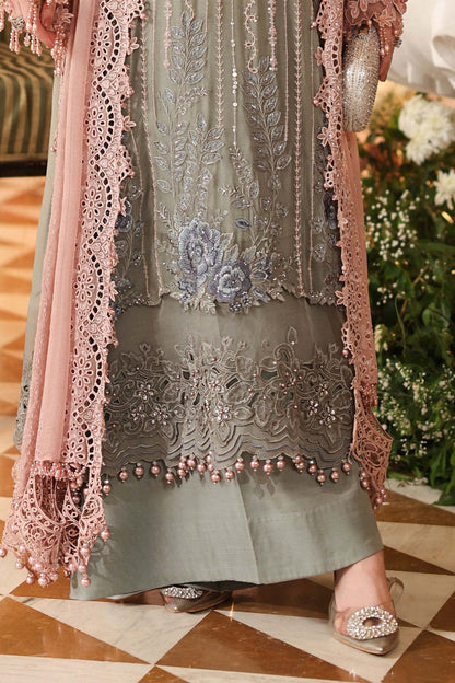 Maria B Luxury Chiffon 2026 | MPC-26-202 | OMBRE BLOSSOM