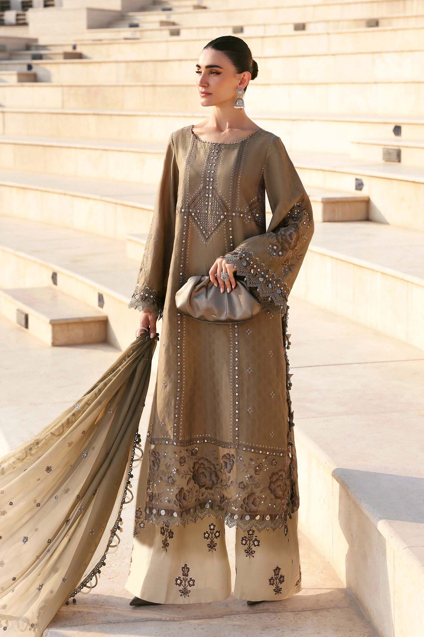 Maria B Luxury Lawn 2026 | D-2602-A