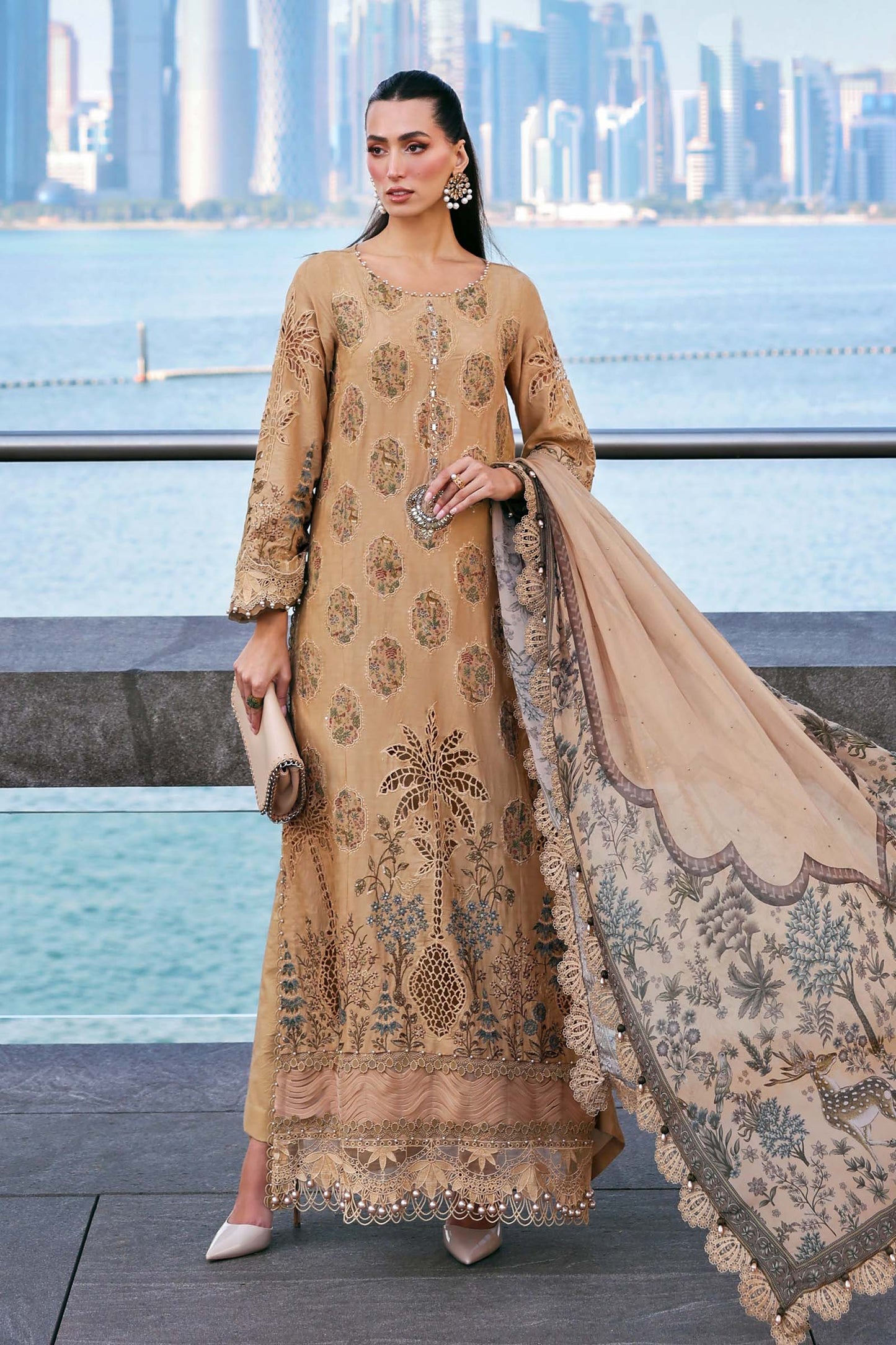 Maria B Luxury Lawn 2026 | D-2605-A