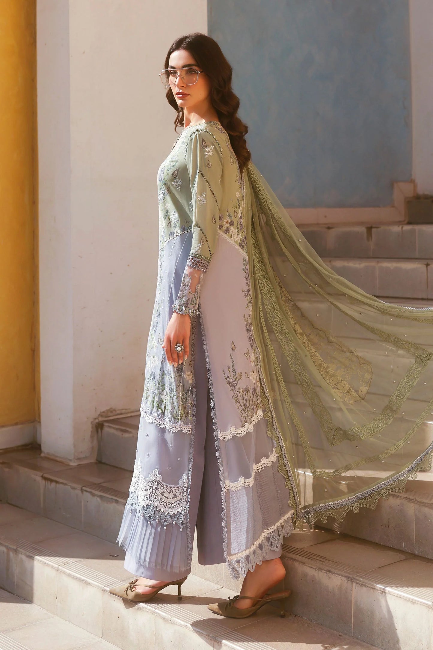 Maria B Luxury Lawn 2026 | D-2606-B