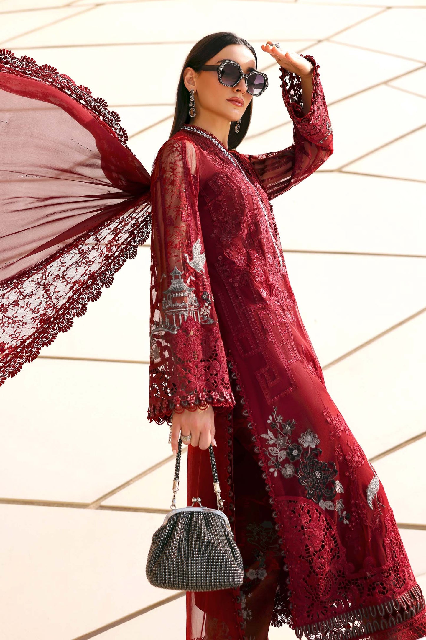 Maria B Luxury Lawn 2026 | D-2607-A