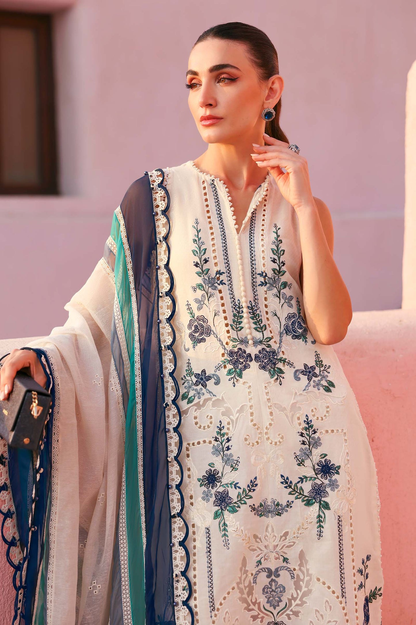 Maria B Luxury Lawn 2026 | D-2609-B