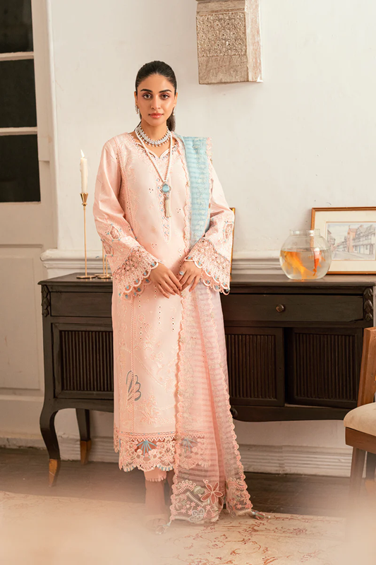 Qalamkar Luxury Lawn Eid Edit 2025 | SB-05 ALEEZA