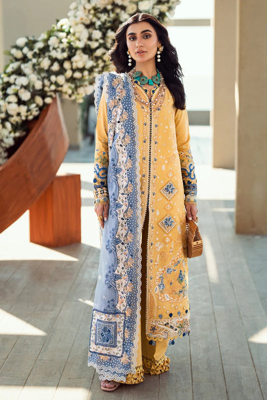 Qalamkar Luxury Lawn | Sahil 2025 | FK-06 NATALIE